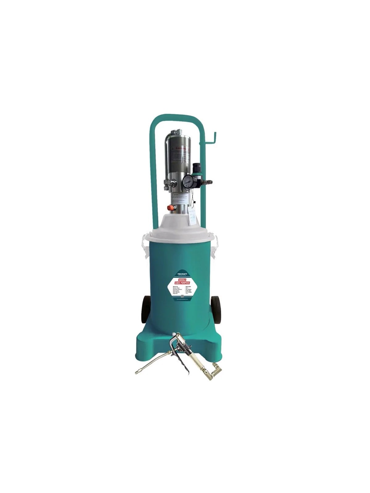 MES6000 Havalı Gres Pompalı 12 Litre