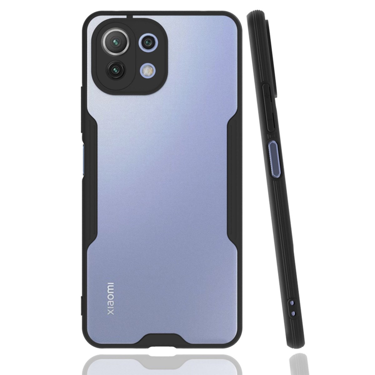 Mİ 11 Lite Kılıf Platin Silikon - Siyah