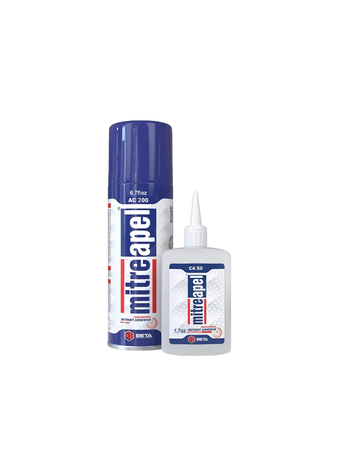 MİTREAPEL Hızlı Yapıştırıcı Kit AC200 200ml+ CA50 50gr