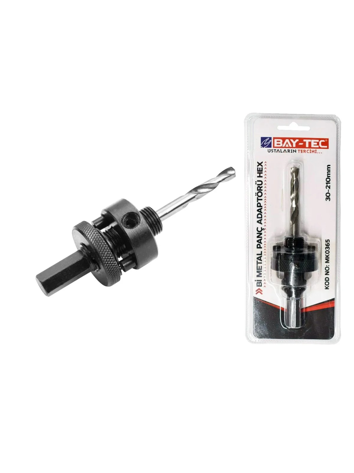 MK0365 Bimetal Panç Adaptörü HEX 30-210 mm
