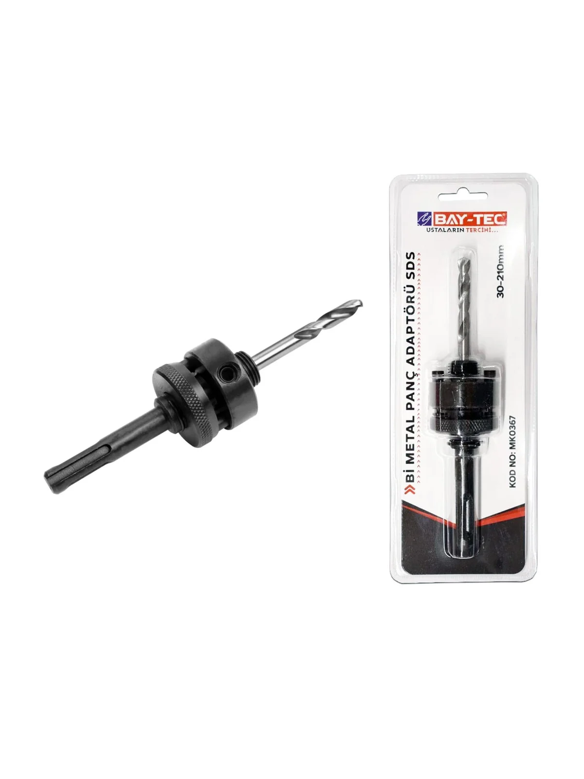 MK0367 SDS Bimetal Panç Adaptörü 30-210 mm