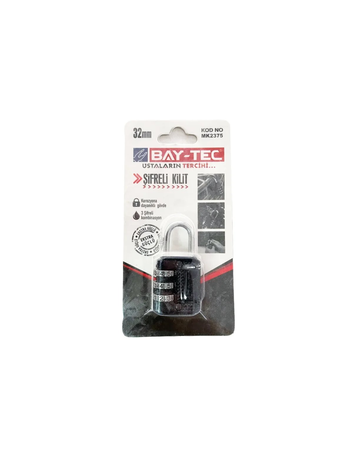 MK2375 Şifreli Asma Kilit 32 mm