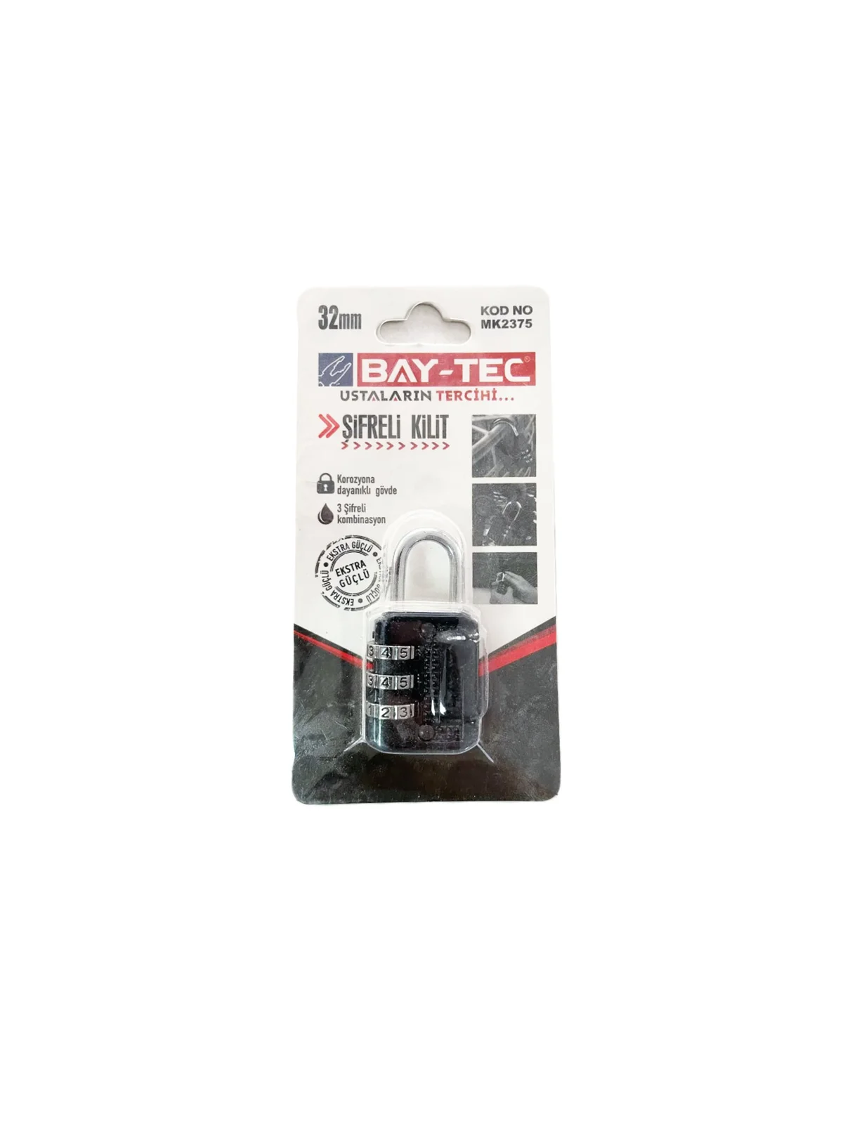 MK2375 Şifreli Asma Kilit 32 mm