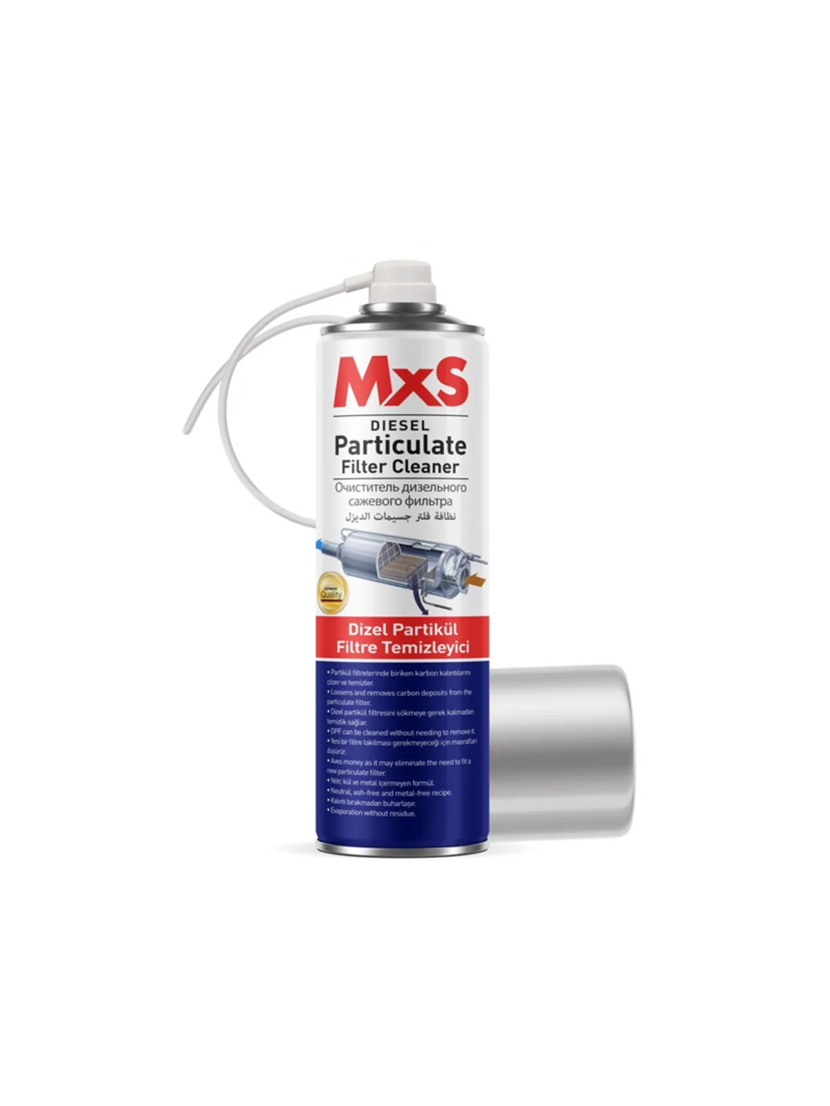 MXS Dizel Partikül Filtre Temizleyici  500 ml Hortumlu