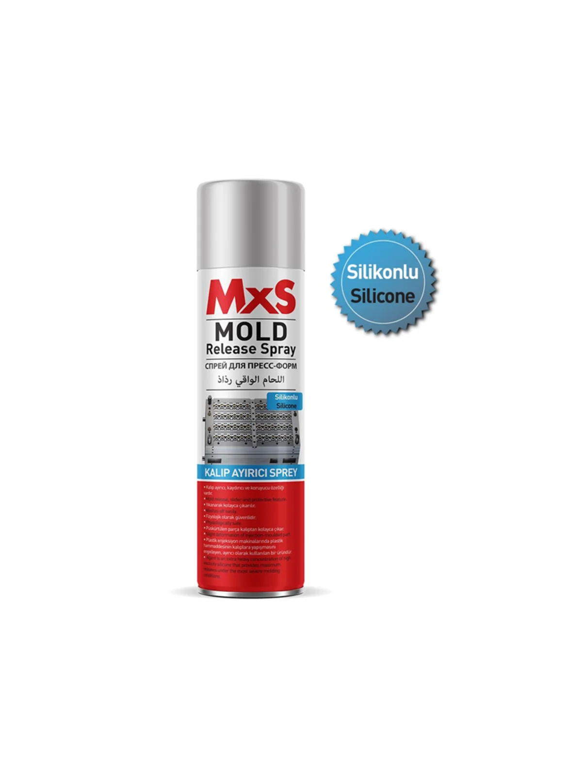 MXS Kalıp Ayırıcı Sprey Yanmaz Silikonlu 400 ml