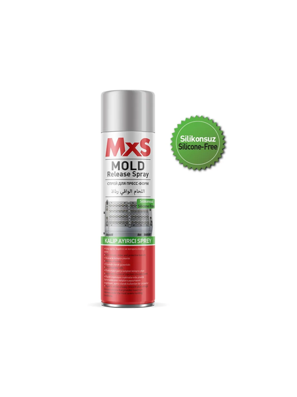 MXS Kalıp Ayırıcı Sprey Yanmaz Silikonsuz 400 ml
