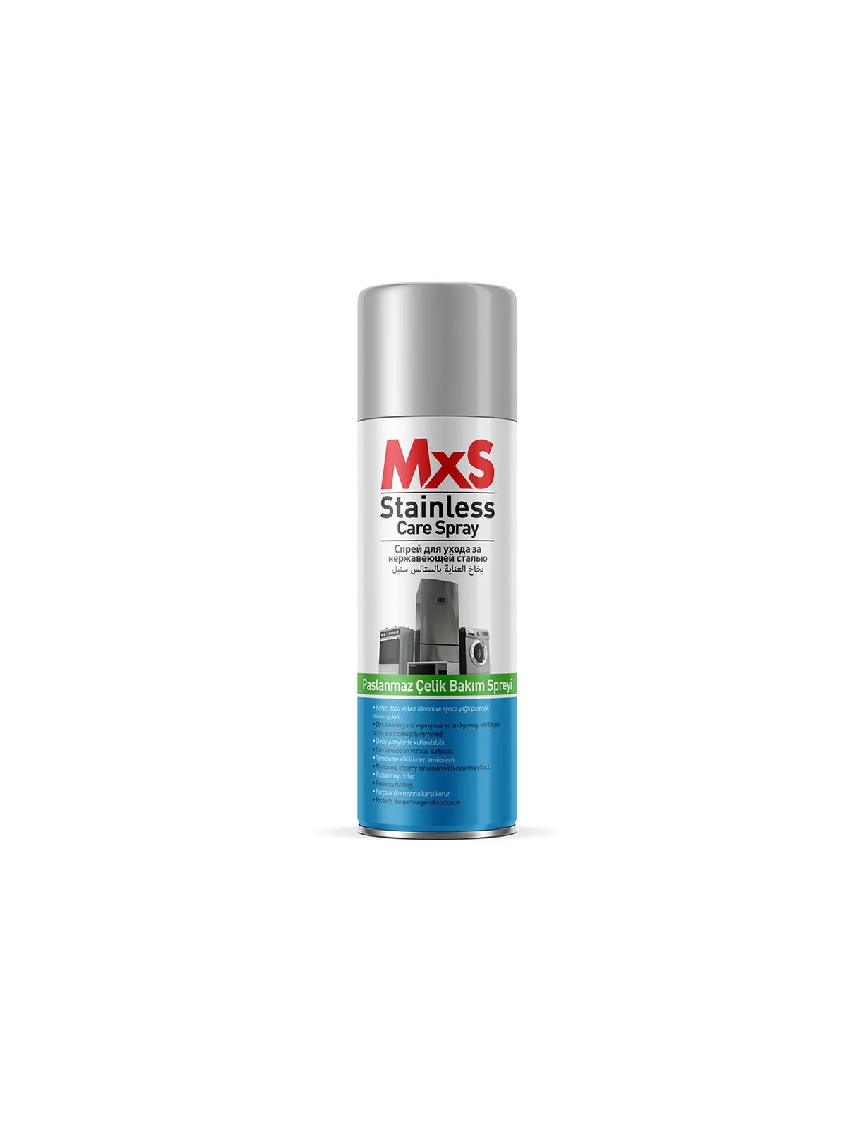 MXS Paslanmaz Çelik Bakım Spreyi 400 ml