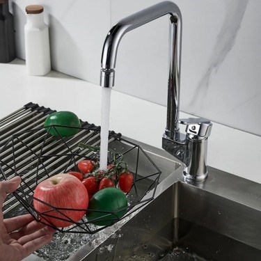 Mafsallı Krom Eviye Bataryası Modern Tasarım ve Kullanım Kolaylığı