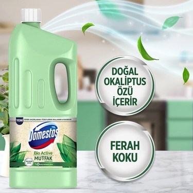 Maksimum Hijyen Sağlayan Bio Active Çamaşır Suyu 1850 ml