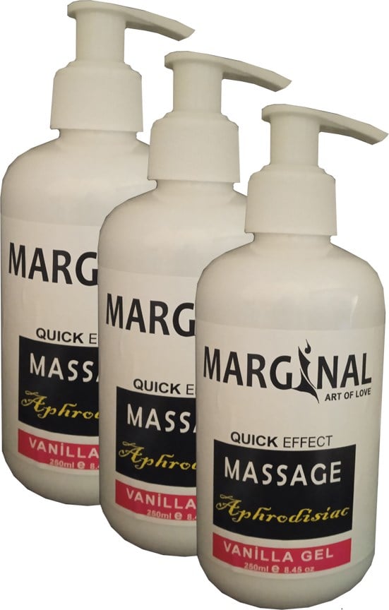 Marginal Massage Vanilla Gel Vanilya Masaj Jeli 3 Adet