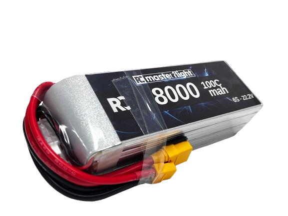 Masterflight 22.2V Li-po Pil - 8000mah 100C 6s Lityum Polymer Batarya