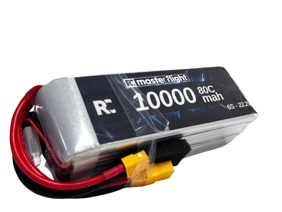 Masterflight 22,2V Li-po Pil 10000mAh 80C 6s Lityum Polymer Batarya