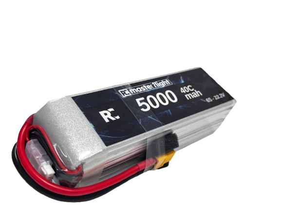 Masterflight 22,2V Li-po Pil 5000mAh 40C 6s Lityum Polymer Batarya
