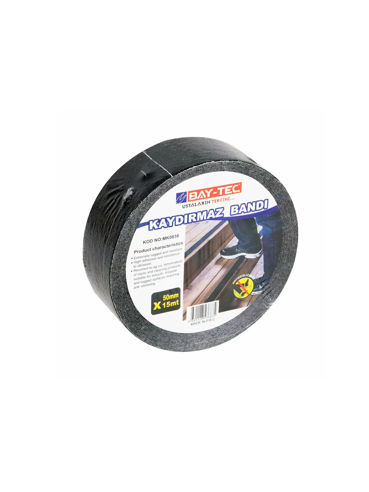 Merdiven Kaydırmaz Bant 50mm x 15mt MK0838