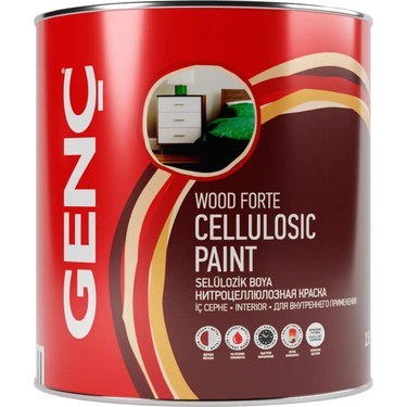 Metalik Gümüş 7069 Selülozik Ahşap Boya 2.5 Litre