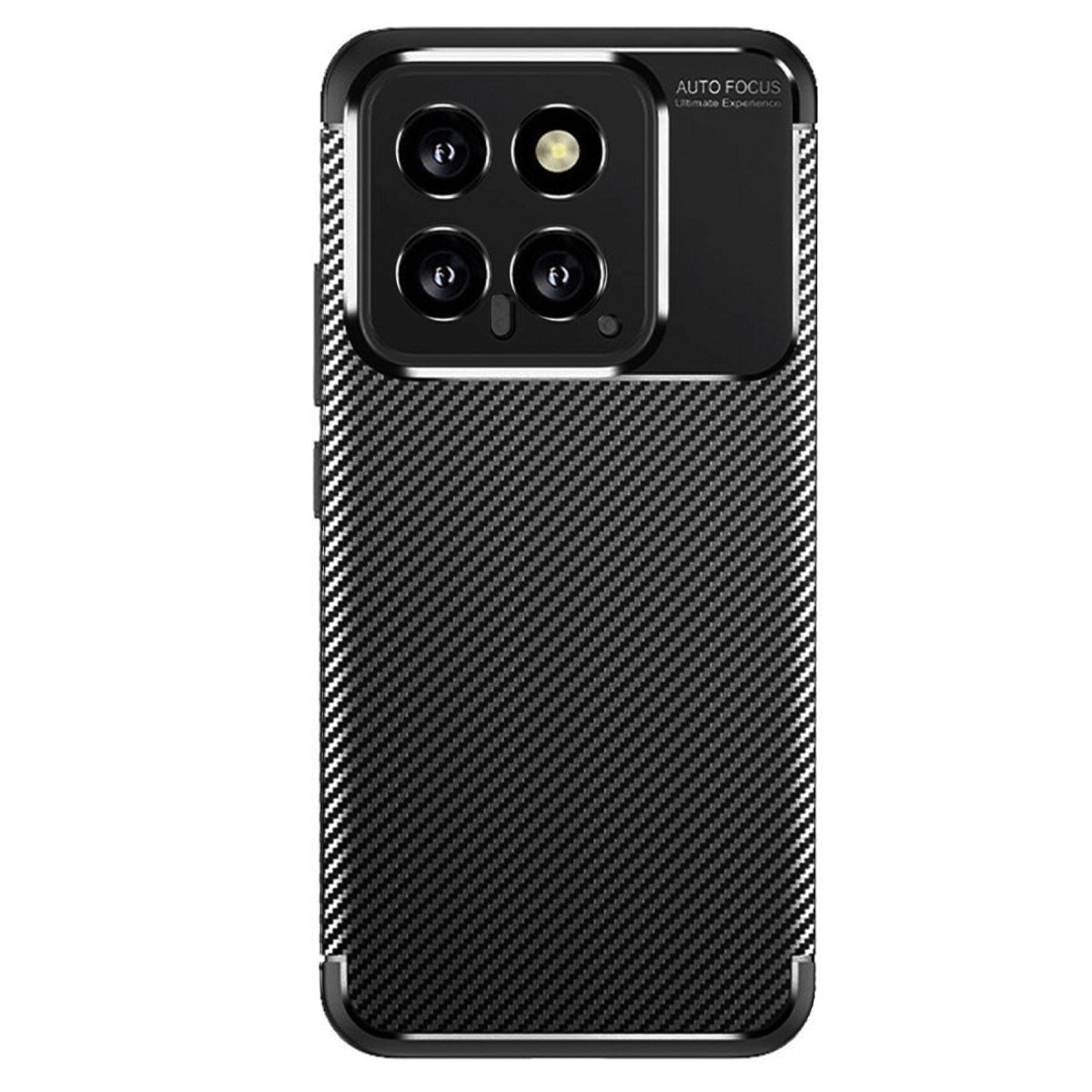Mi 14T Kılıf Auto Focus Karbon Kapak - Siyah
