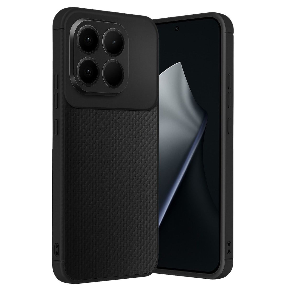 Mi 15T Auto Focus Karbon Kapak - Siyah