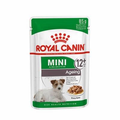 Mini Ageing 12+ Pouch Yaşlı Köpek Konservesi 12 Adet 85 Gr