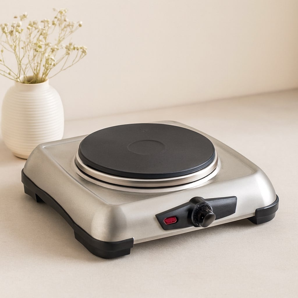 Mini Elektrikli Ocak 1500W Tek Gözlü 18 cm Ayarlı Termostat