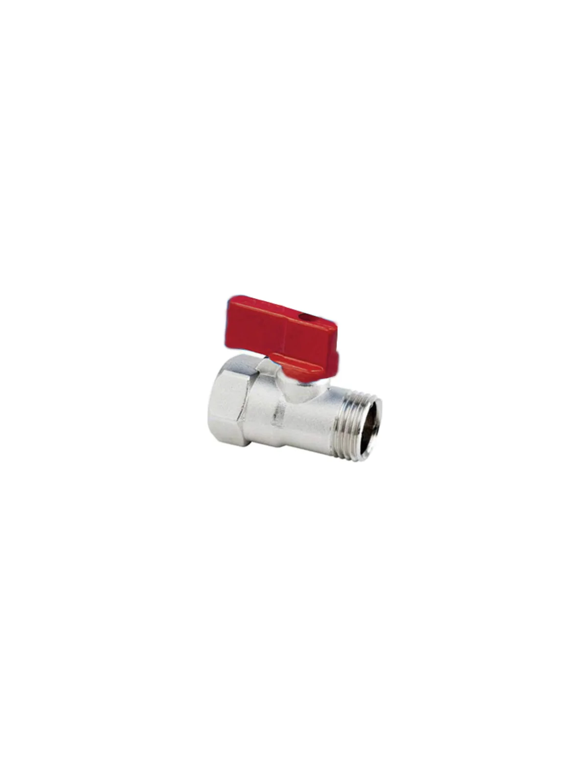 Mini Küresel Vana 3/8 Kırmızı