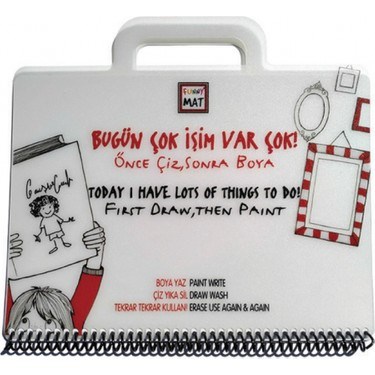 Mini Set Eğlenceli Çocuk Mat, 12 Parça Boyama