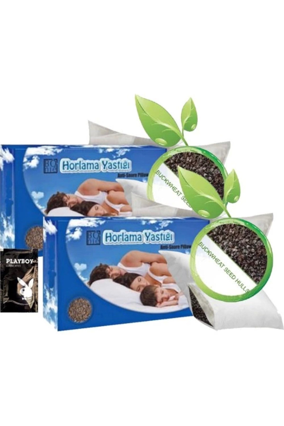 Mucizevi Anti-Snoring Pillow - Karabuğday Yastığı 50 x 70 cm x 2 Adet + Jel