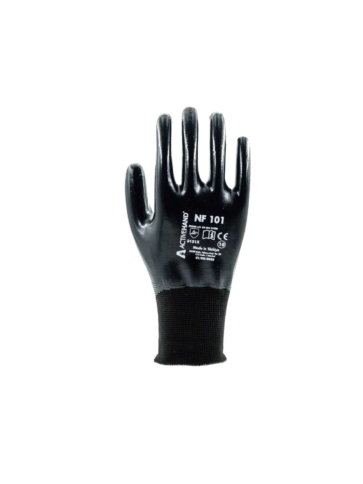 NF 101 SY/SY NO:10 Tam Nitril Kaplı Polyester Eldiven