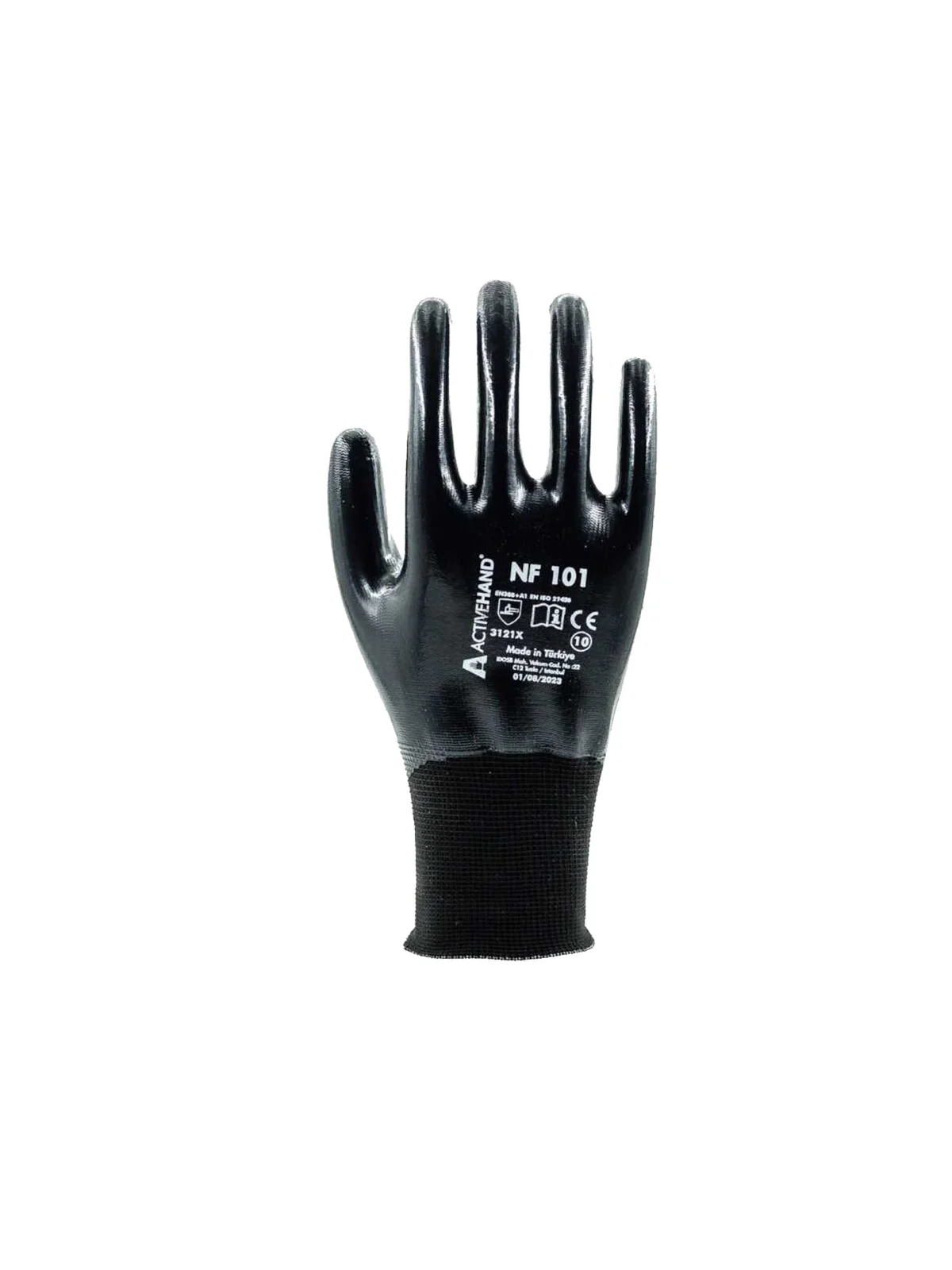 NF 101 SY/SY NO:9 Tam Nitril Kaplı Polyester Eldiven