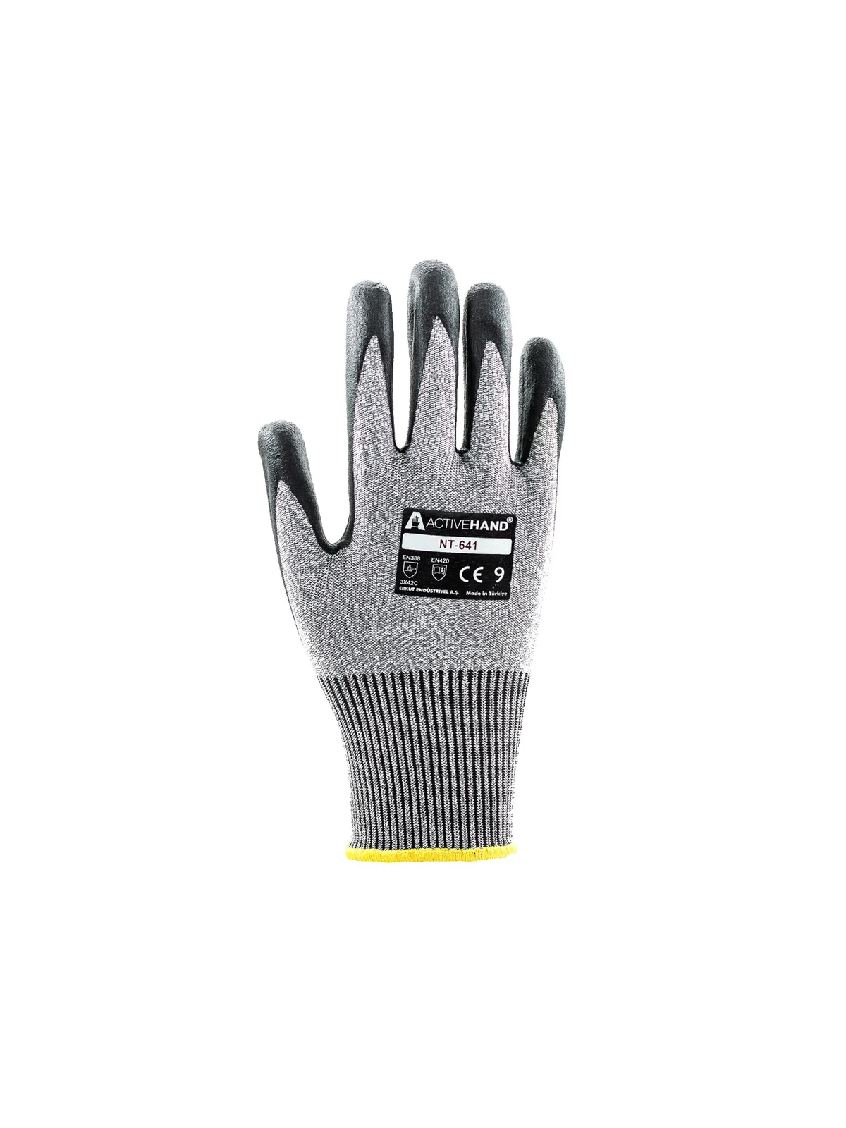NT 641 GR/SY NO:9 3/4 Köpük Nitril Kaplı Polyester Kesilmeye Dayanıklı Eldiven