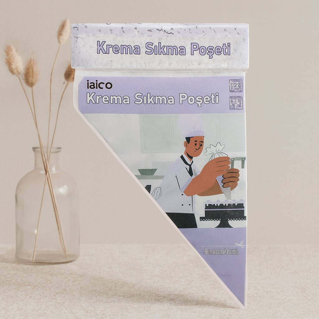 Naylon Krema Sıkma Torbası 25 cm