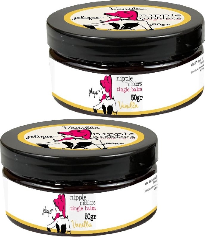Nipple Nibblers Erotictingle Vanilla 2 Adet Memeucu Hareketlendirici Balsam Vanilya Aromalı 50ML - Vanilyalı Göğüskremi