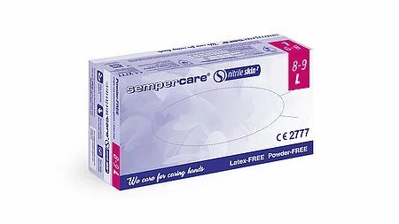 Nitril Pudrasız Muayene Eldiveni - L - 200'lü