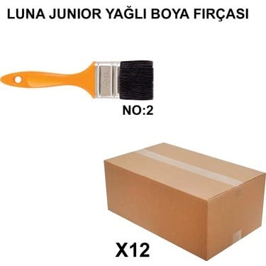 No 2 Yağlı Boya Fırçası, 12 Adet Set, Profesyonel