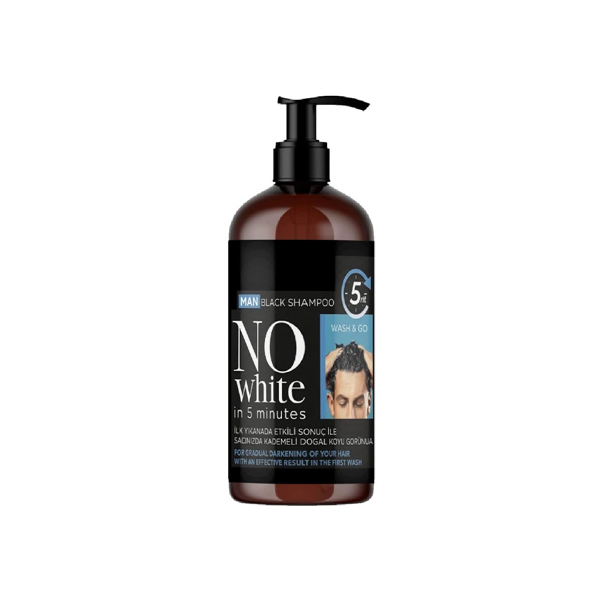 NoWhite Erkek Saç Şampuanı 250 ml