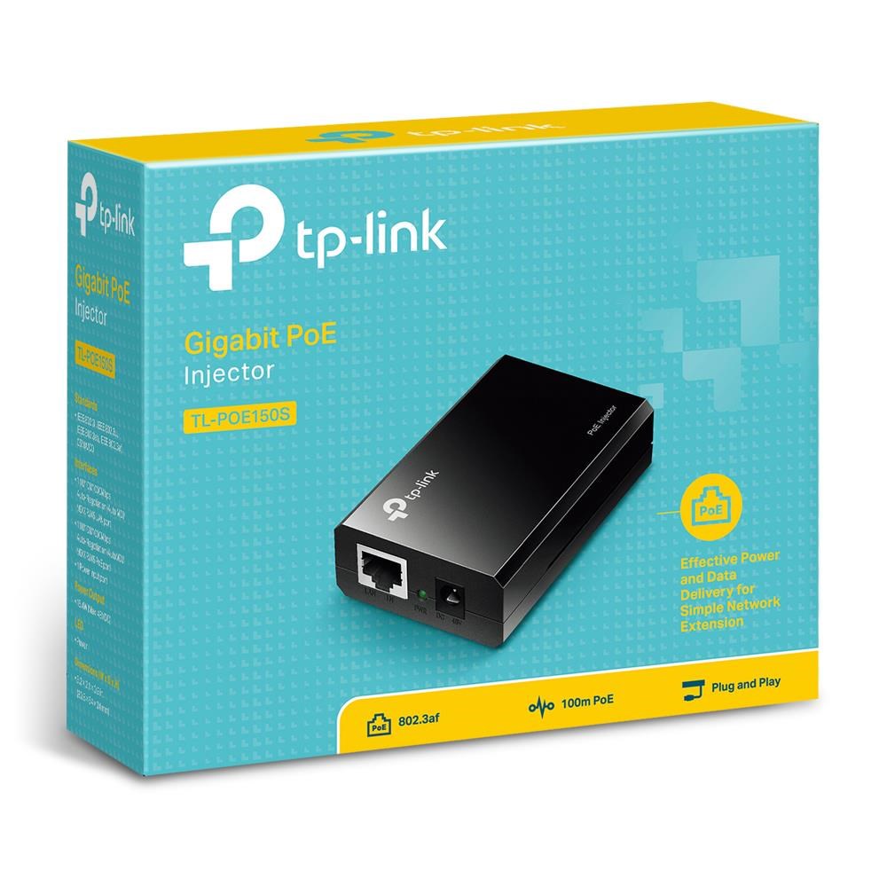OMADA TL-POE150S 48VOLT 15.4WATT GIGABIT PORT POE ADAPTÖR