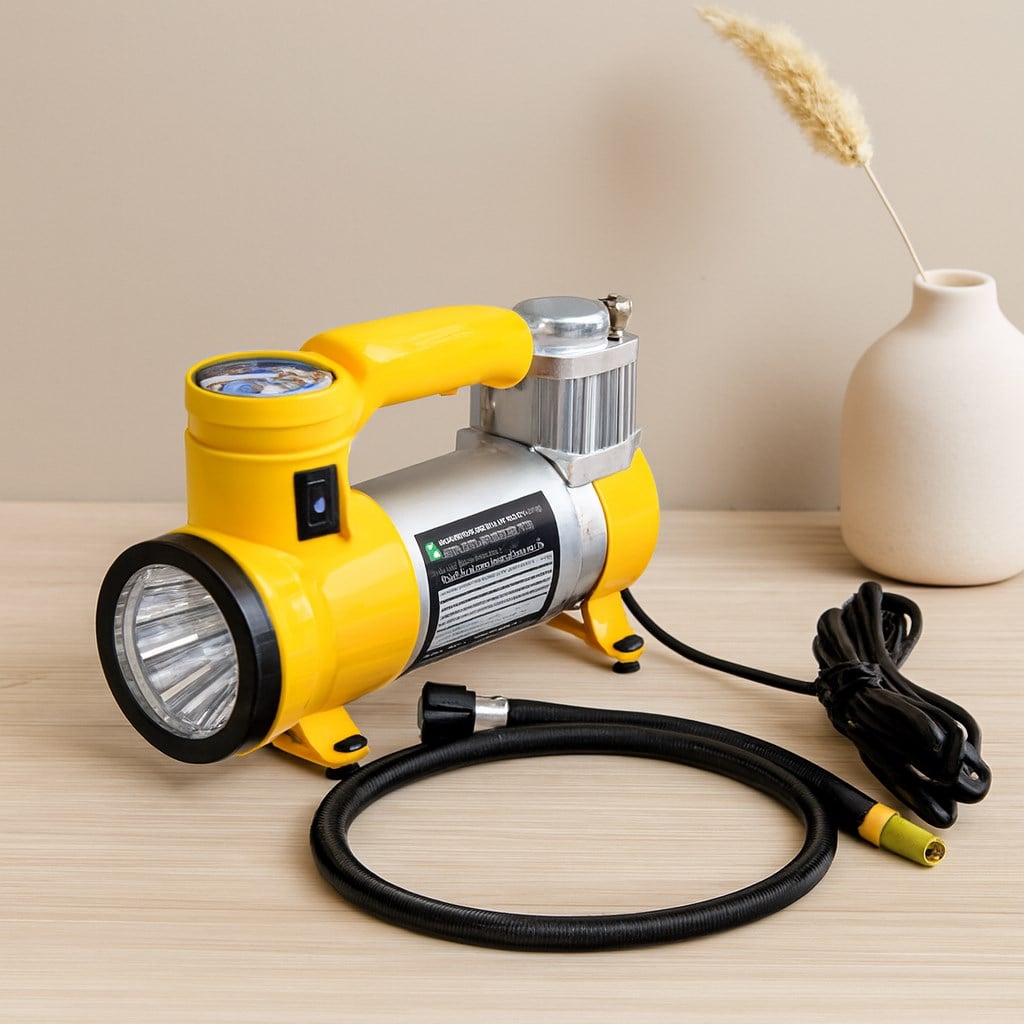 Oto Hava Kompresörü 12V 150PSI LED Fenerli
