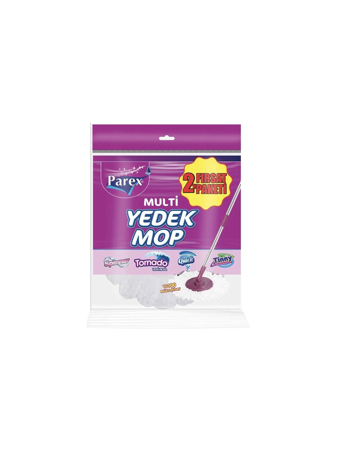 PAREX Multi Yedek Mop 2'li