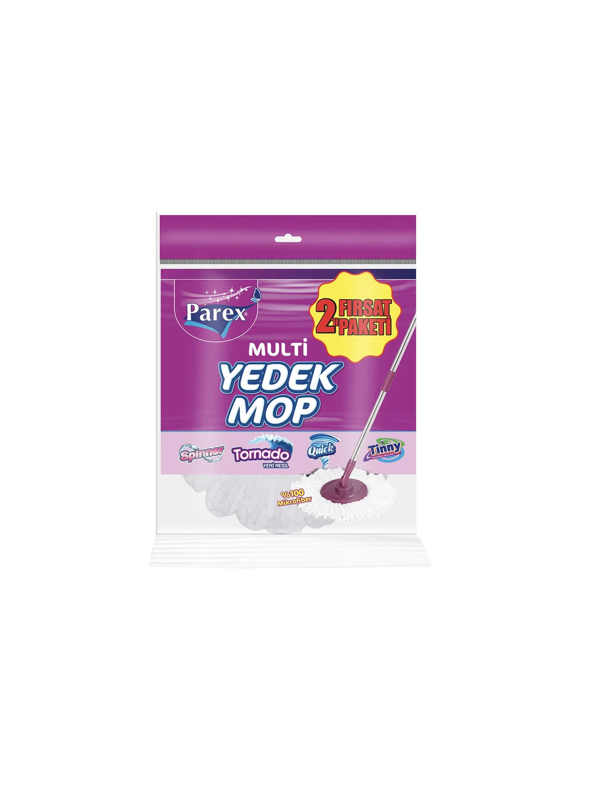 PAREX Multi Yedek Mop 2'li