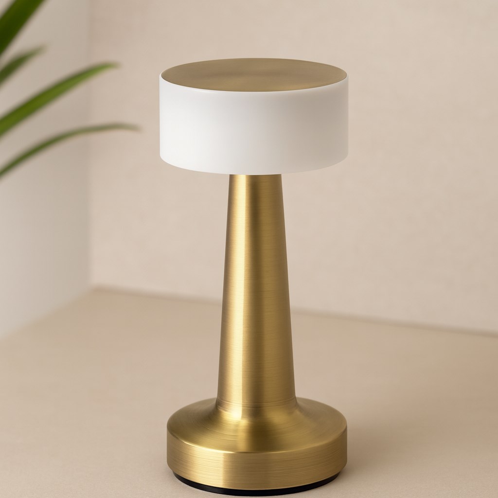 Papatya Dokunmatik USB Şarjlı 3 Fonksiyonlu Masa Lambası