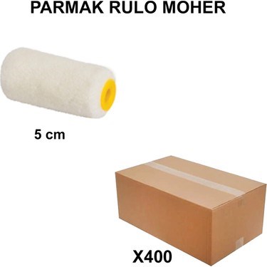 Parmak Rulo Moher Yedek 5 cm Tekli 400 Adet