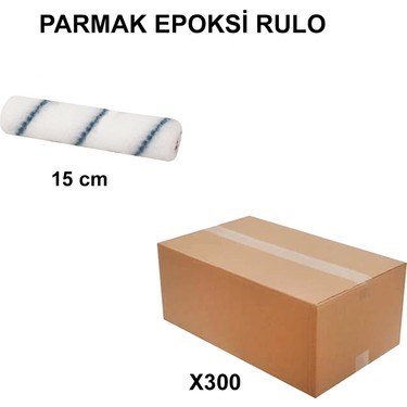 Parmak epoksi rulo yedek, 15 cm, 300 adet