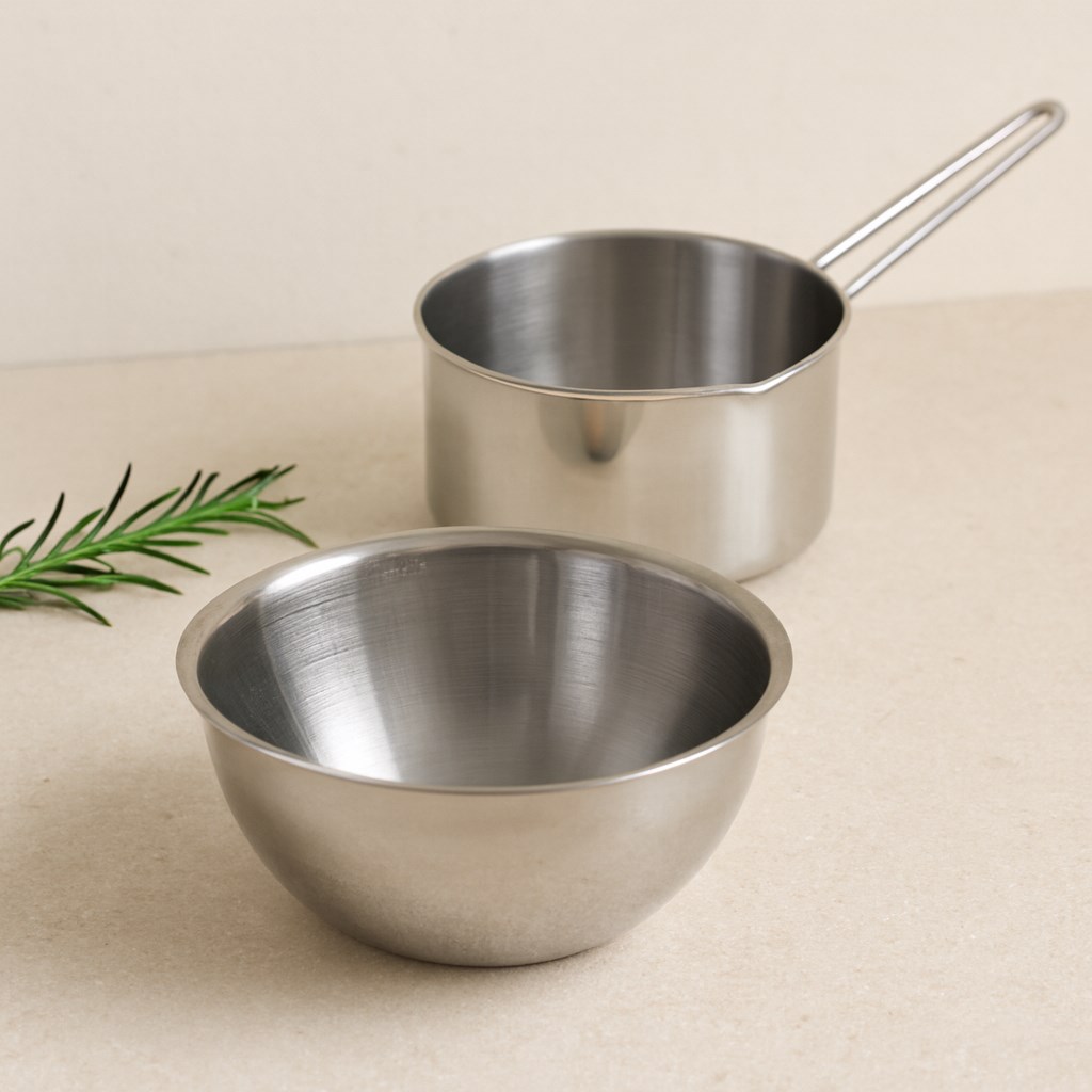 Paslanmaz Çelik 2li Sosluk ve Sütlük Seti (14cm & 17cm)