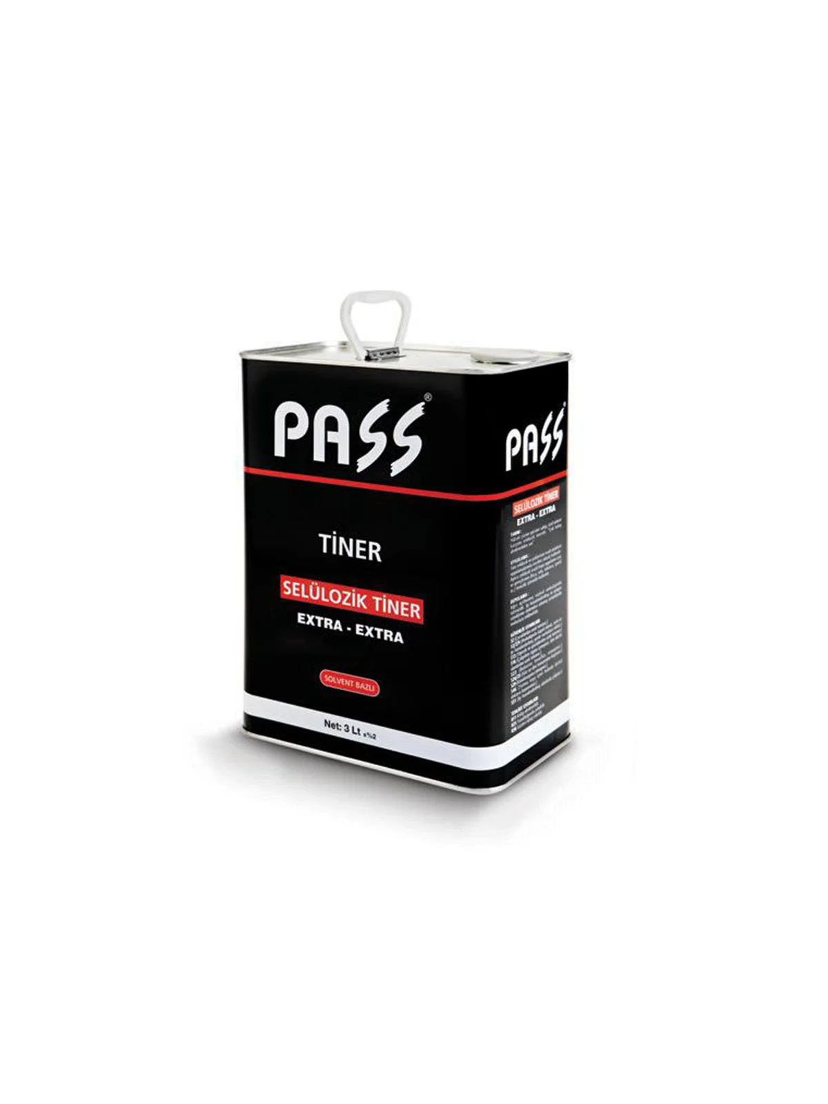 Pass Eko Selülozik Tiner Galon 2.5 Lt