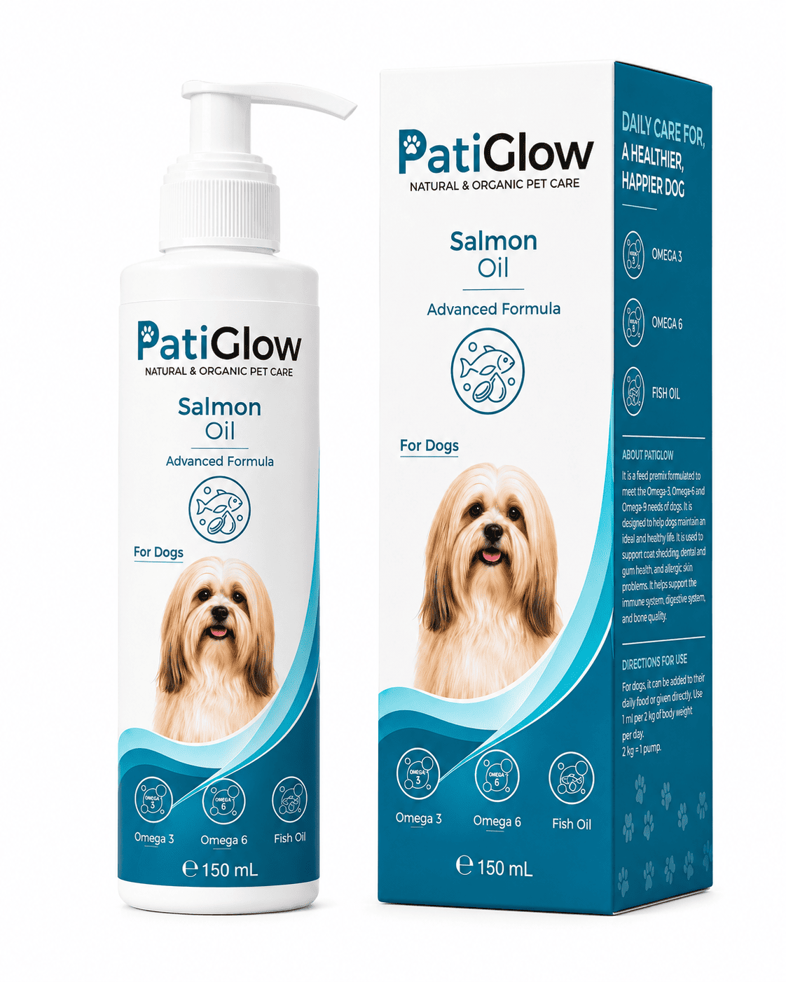 PatiGlow Köpek Somon Yağı 150 ml