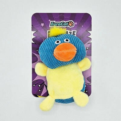 Peluş Papağan Sarı Mavi Kedi Oyuncağı