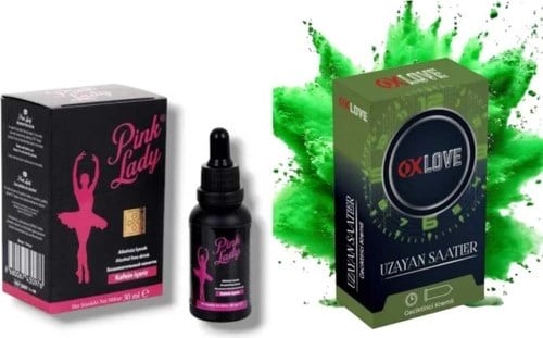 Pink Lady Kadın Istek Arttırıcı Damla 30 ml + Oxlove 10 Lu Prezervatif Gecıktırıcılı Kremli