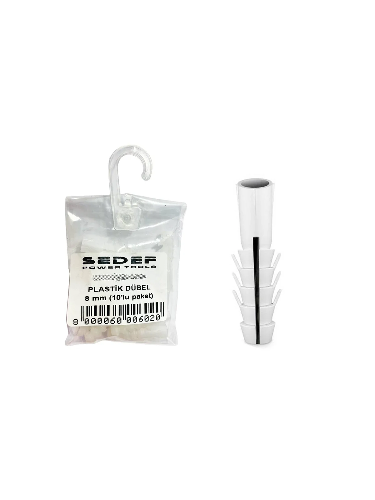 Plastik Dübel 12mm 10lu Paket