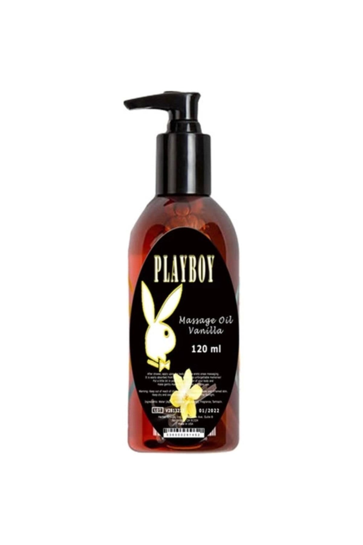 Playboy Aromaterapi Vanilyalı Masaj Yağı 120 ml / 120ml Playboy Vanilla Massage Oil