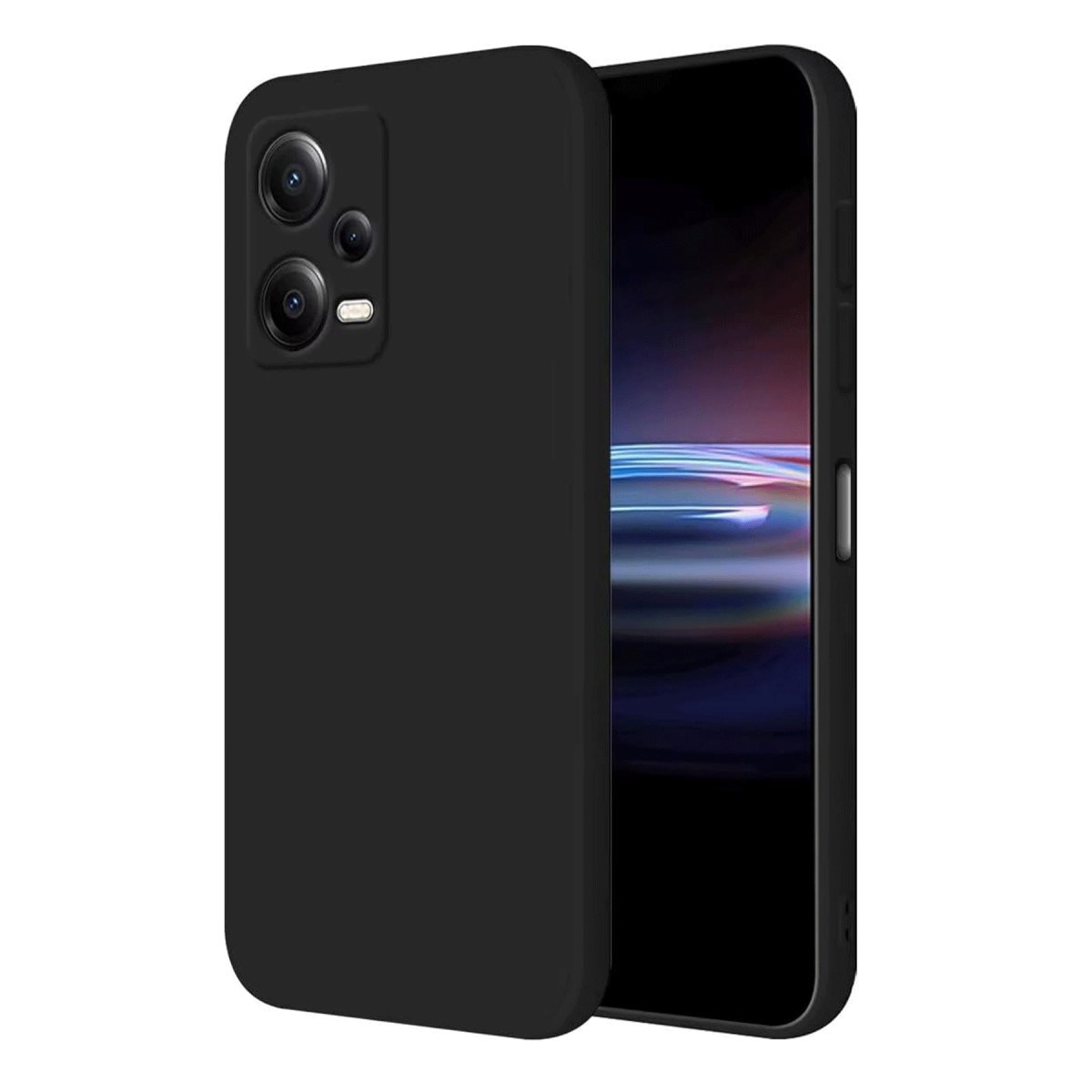 Poco X5 5G Kılıf First Silikon - Siyah
