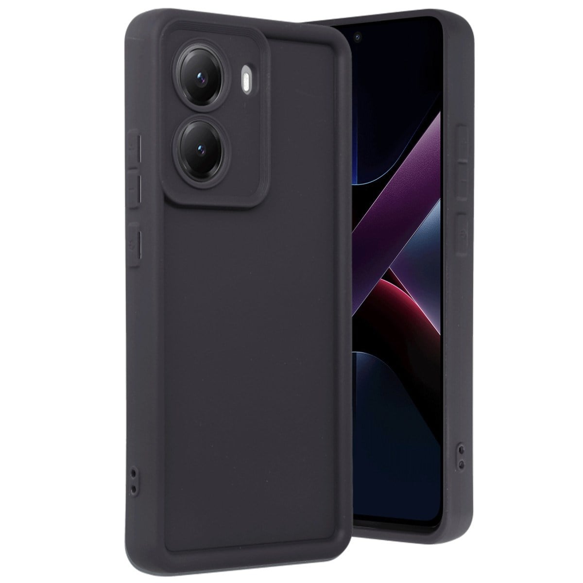 Poco X7 Pro Viera Silikon - Siyah